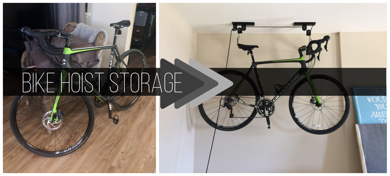 bicycle hoist storage